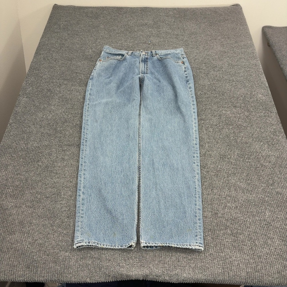Vintage Gap Jeans Mens 35x32 Light Wash Cotton Relaxed Fit Denim 90s Streetwear